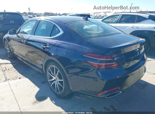 KMTG14SC1TU167119 2026 GENESIS G70 Dark Blue Задняя левая четверть