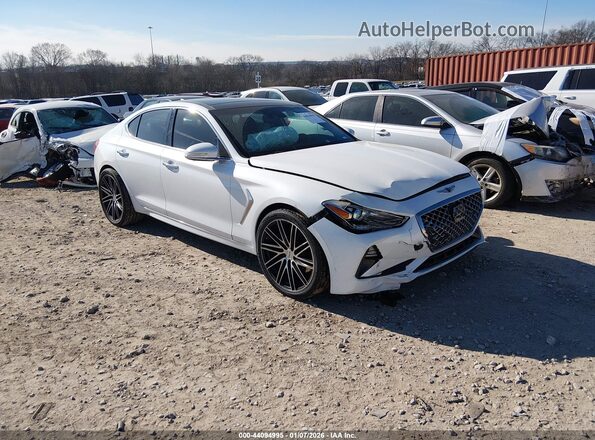 KMTG34LE4LU057806 2020 GENESIS G70 White Przód prawy
