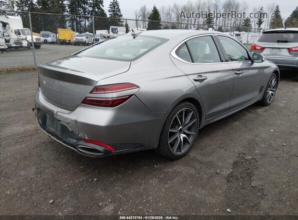 KMTG34SC2SU156381 2025 GENESIS G70 Серебряный Задняя правая четверть
