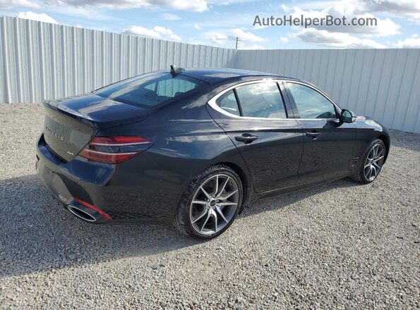 KMTG34SC3SU153697 2025 GENESIS G70 Черный Панорамный вид салона 360°