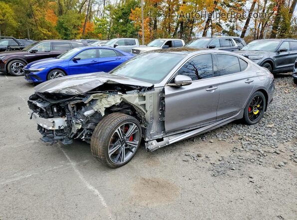 KMTG34SC4SU145334 2025 GENESIS G70 Серебряный Передняя левая четверть