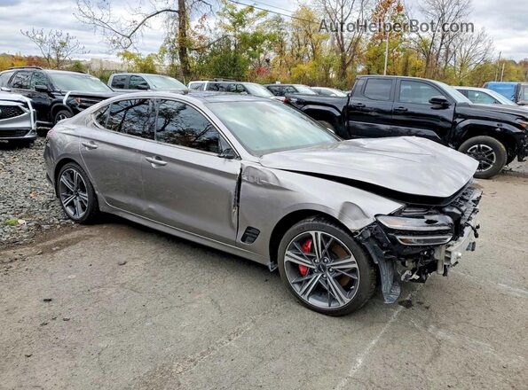 KMTG34SC4SU145334 2025 GENESIS G70 Серебряный Передняя правая четверть
