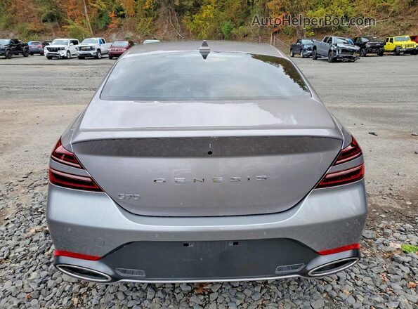 KMTG34SC4SU145334 2025 GENESIS G70 Серебряный Вид сзади