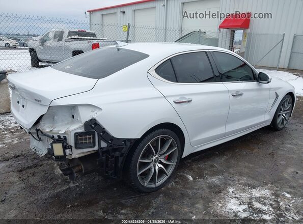 KMTG54LE2KU034520 2019 GENESIS G70 Белый Задняя правая четверть