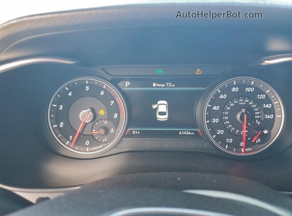 KMTG64LA6MU074967 2021 GENESIS G70 Белый Вид щитка приборов