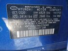 2021 Genesis G70 2.0t Awd Blue vin: KMTG64LA9MU076048