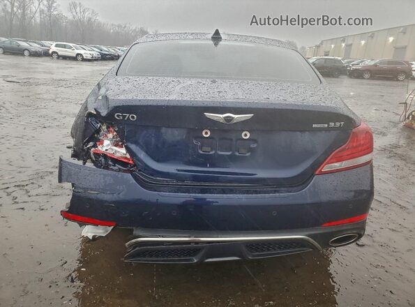 KMTG74LE7LU057383 2020 GENESIS G70 Blue Widok z tyłu