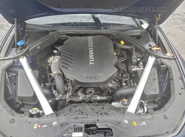 KMTG74LE7LU057383 2020 GENESIS G70 Blue Widok wnętrza z tyłu
