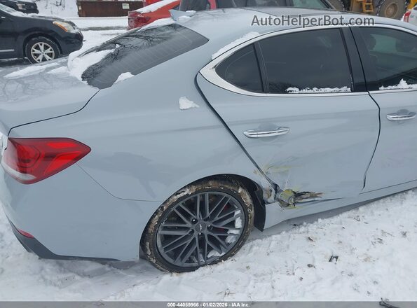 KMTG74LEXKU031746 2019 GENESIS G70 Синий Вид спереди