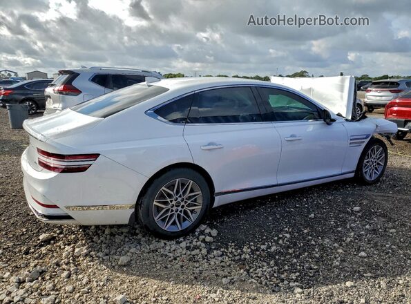 KMTGA4SC0SU255805 2025 GENESIS G80 White Հետևի աջ