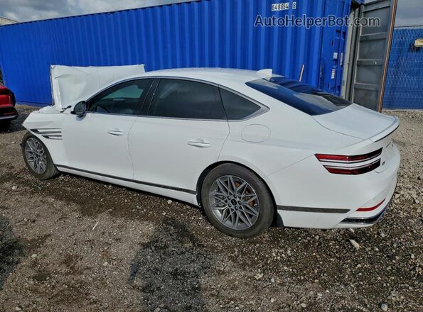 KMTGA4SC0SU255805 2025 GENESIS G80 White Հետևի ձախ