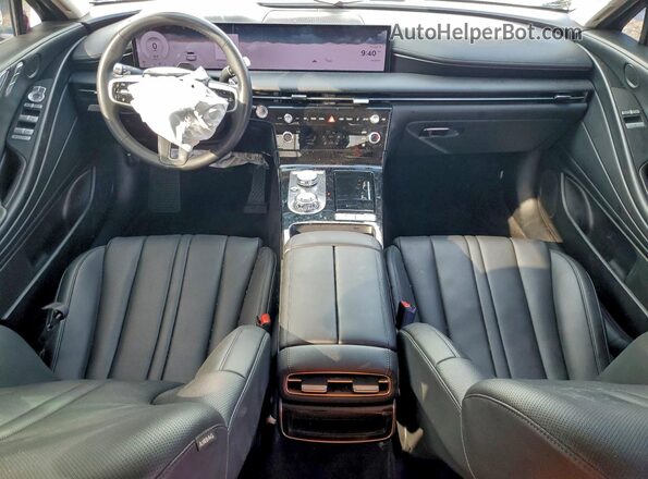 KMTGA4SC0SU255805 2025 GENESIS G80 White Առջևի վահանակի տեսք