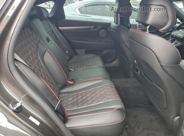 KMTGA4SC1RU246735 2024 GENESIS G80 Gray Vista de los asientos traseros
