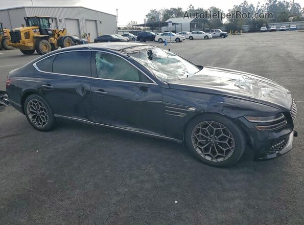 KMTGB4SC3PU149482 2023 GENESIS G80 Black Przód prawy