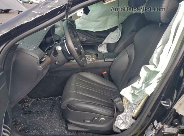 KMTGB4SC3PU149482 2023 GENESIS G80 Black Widok wnętrza z przodu
