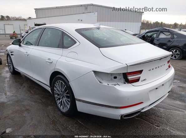 KMTGB4SC5PU150892 2023 GENESIS G80 Белый Задняя левая четверть