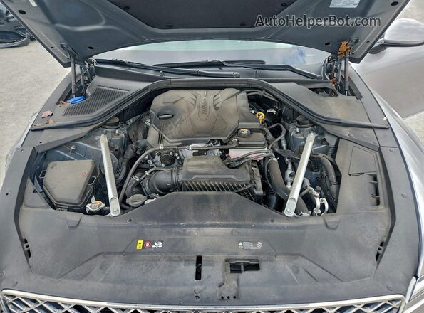 KMTGB4SC6MU082565 2021 GENESIS G80 Серый Вид задней части салона
