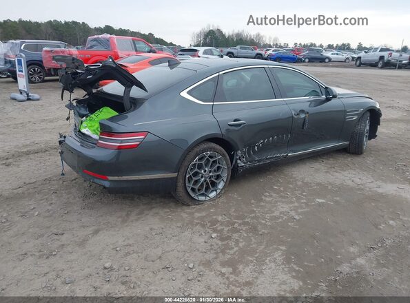 KMTGB4SCXMU049388 2021 GENESIS G80 Черный Задняя правая четверть