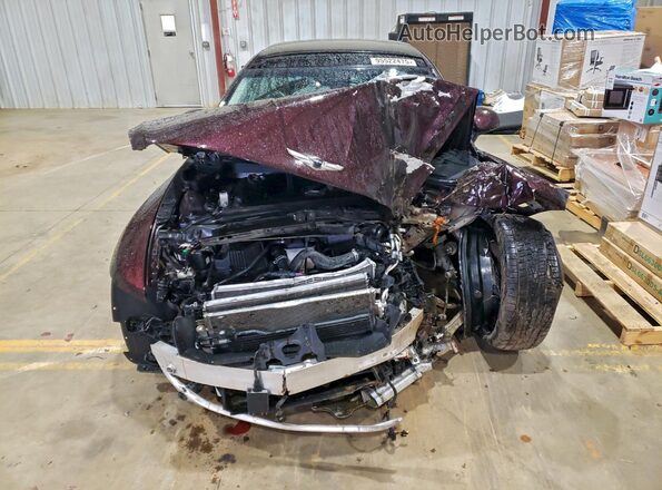 KMTGC4SD5MU048185 2021 GENESIS G80 Burgundy წინა ხედი