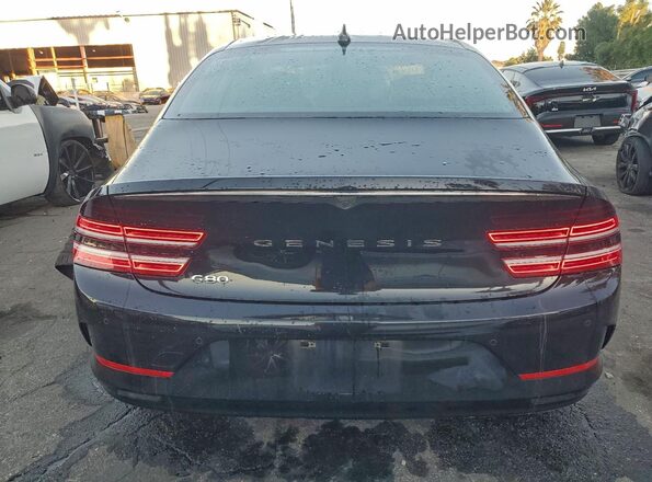 KMTGE4S13PU005226 2023 GENESIS G80 Black Widok z tyłu