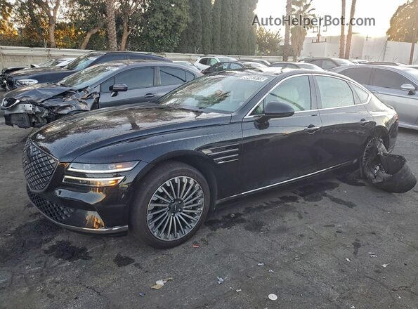 KMTGE4S13PU005226 2023 GENESIS G80 Black Przód lewy