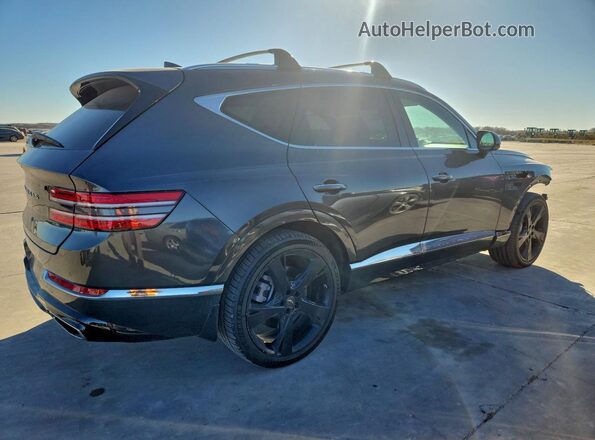 KMUHBDSB0NU078018 2022 GENESIS GV80 Gray Rear right
