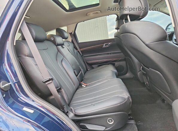 KMUHCESC6NU076334 2022 GENESIS GV80 Blue Widok wnętrza z tyłu