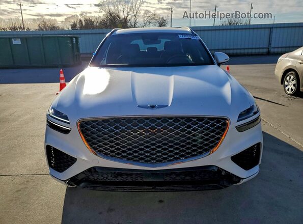 KMUMCDTC2PU114426 2023 GENESIS GV70 White Դիմացի տեսք