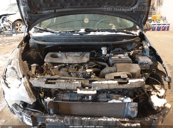 KNADM4A37H6086337 2017 KIA RIO Черный Вид сзади