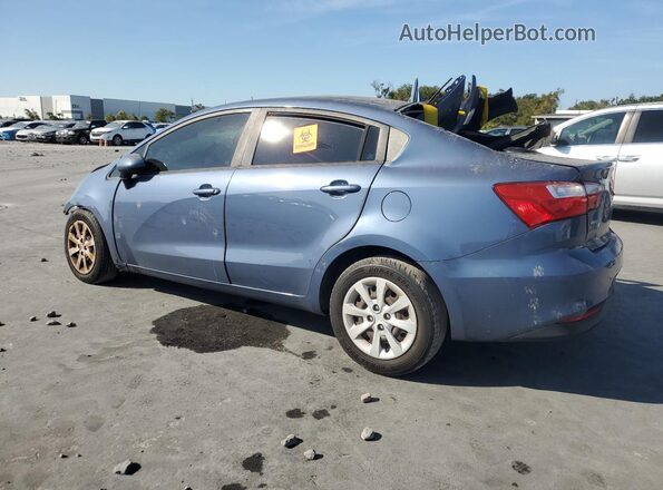 KNADM4A39G6648222 2016 KIA RIO Blue Tył lewy