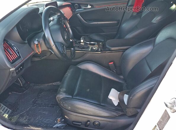 KNAE15LA3M6088515 2021 KIA STINGER Белый Вид салона спереди