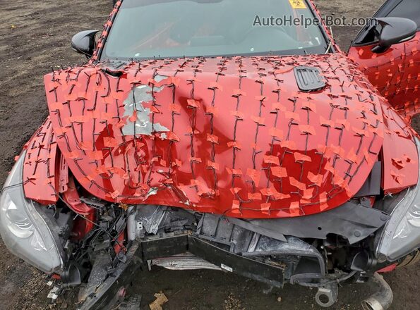KNAE15LA8M6089515 2021 KIA STINGER Красный Вид задней части салона