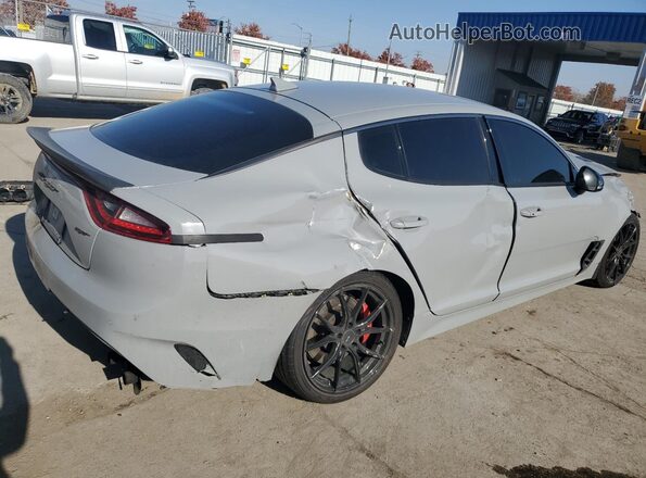 KNAE35LC5M6095946 2021 KIA STINGER Серебряный Задняя правая четверть