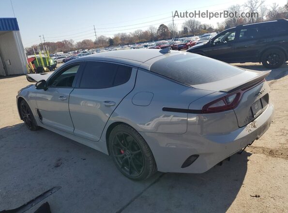 KNAE35LC5M6095946 2021 KIA STINGER Серебряный Задняя левая четверть