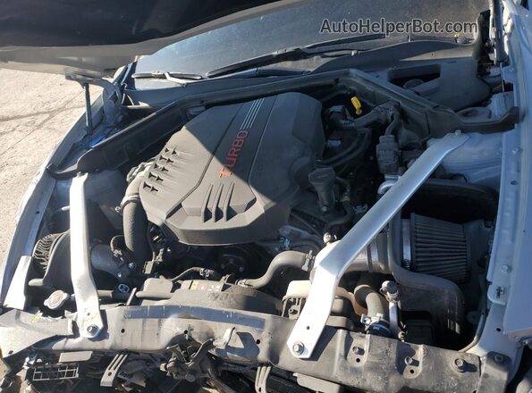 KNAE35LC5M6095946 2021 KIA STINGER Серебряный Вид задней части салона