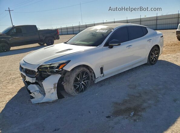 KNAE35LD4P6133938 2023 KIA STINGER Белый Передняя левая четверть