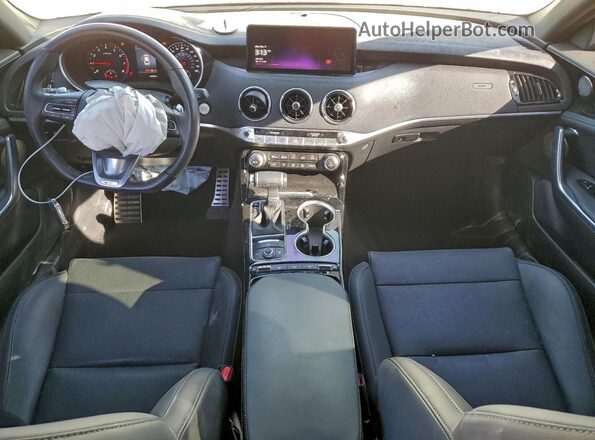 KNAE35LD4P6133938 2023 KIA STINGER Белый Вид панели приборов