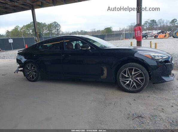 KNAE35LDXP6136925 2023 KIA STINGER Black Widok wnętrza 360 stopni