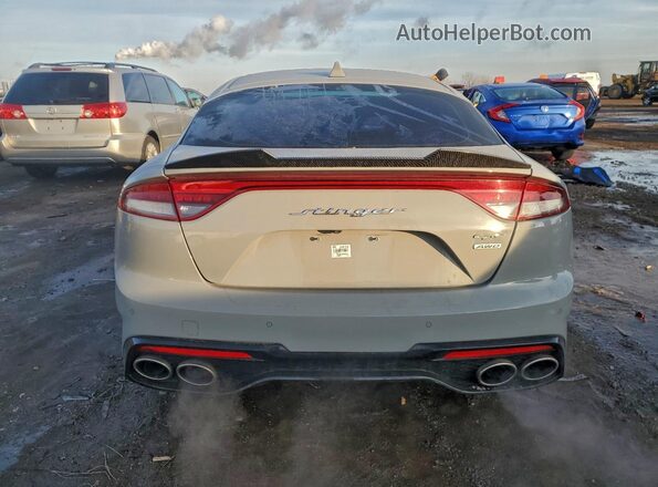 KNAE45LC0N6110593 2022 KIA STINGER Серый Вид сзади
