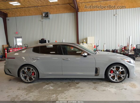 KNAE45LC4L6073366 2020 KIA STINGER Gray Սալոնի հետևի տեսք
