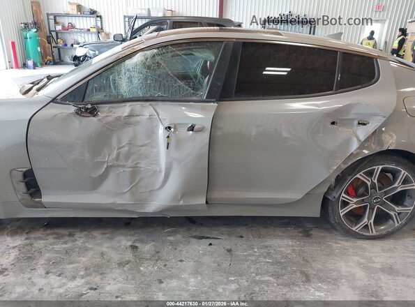 KNAE45LC4L6073366 2020 KIA STINGER Gray Դիմացի տեսք