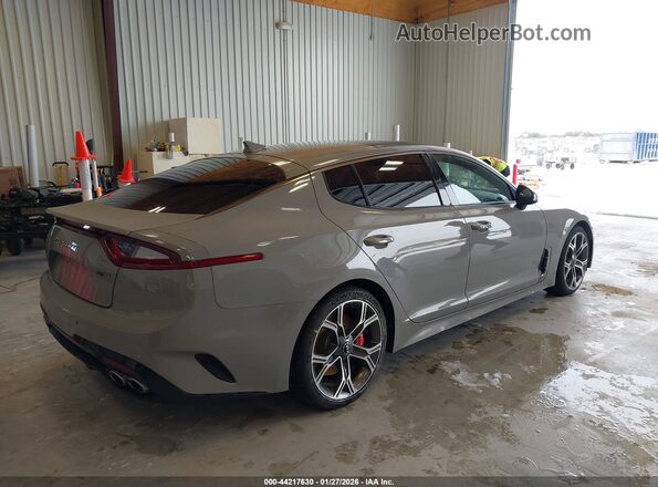 KNAE45LC4L6073366 2020 KIA STINGER Gray Հետևի աջ