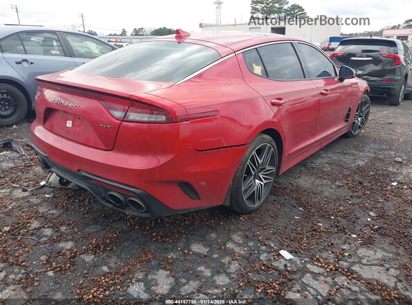 KNAE45LC8N6100183 2022 KIA STINGER Красный Задняя правая четверть