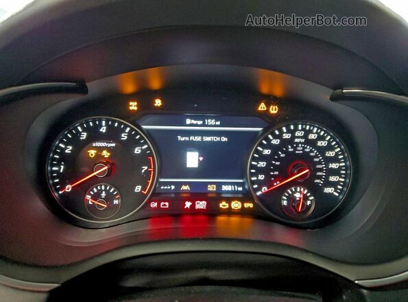 KNAE55LC3P6130059 2023 KIA STINGER Белый Вид щитка приборов