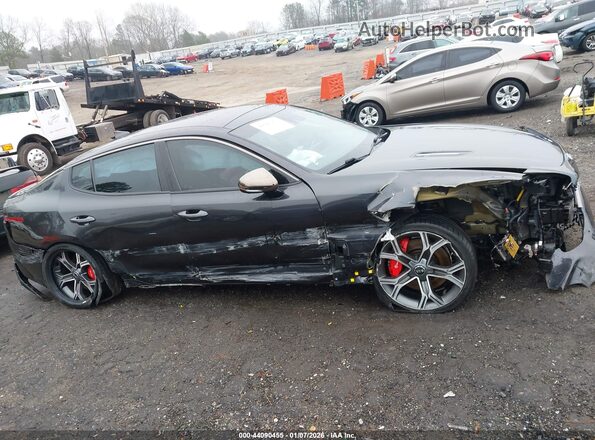 KNAE55LC4M6089209 2021 KIA STINGER Gray Widok wnętrza z tyłu