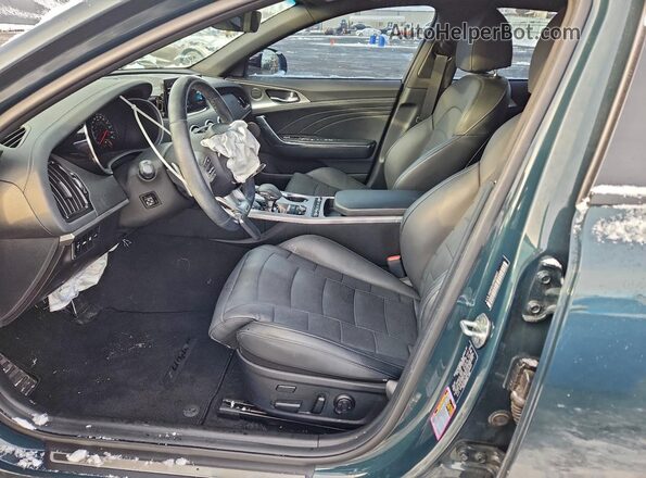 KNAE55LC5P6129057 2023 KIA STINGER Зеленый Вид салона спереди