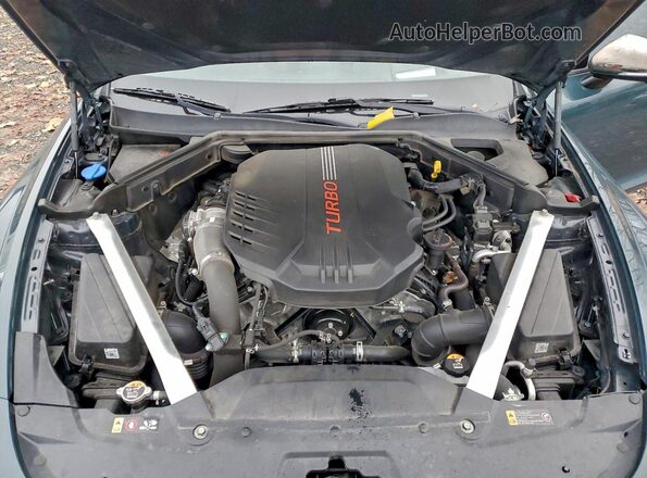 KNAE55LC7P6129514 2023 KIA STINGER Teal Vista del compartimento del motor