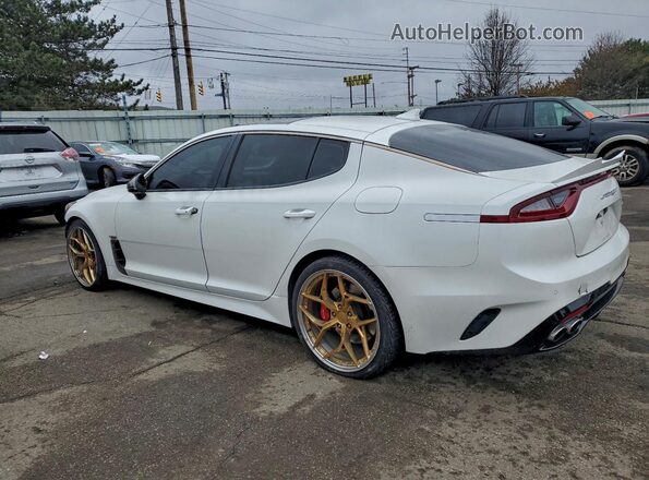 KNAE55LC8M6089830 2021 KIA STINGER Белый Задняя левая четверть