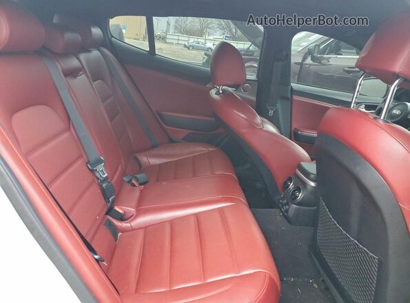 KNAE55LC8M6089830 2021 KIA STINGER Белый Вид задних сидений