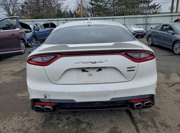 KNAE55LC8M6089830 2021 KIA STINGER Белый Вид сзади